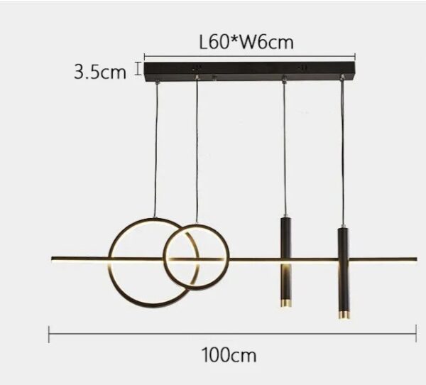 Modern Linear Pendant Light