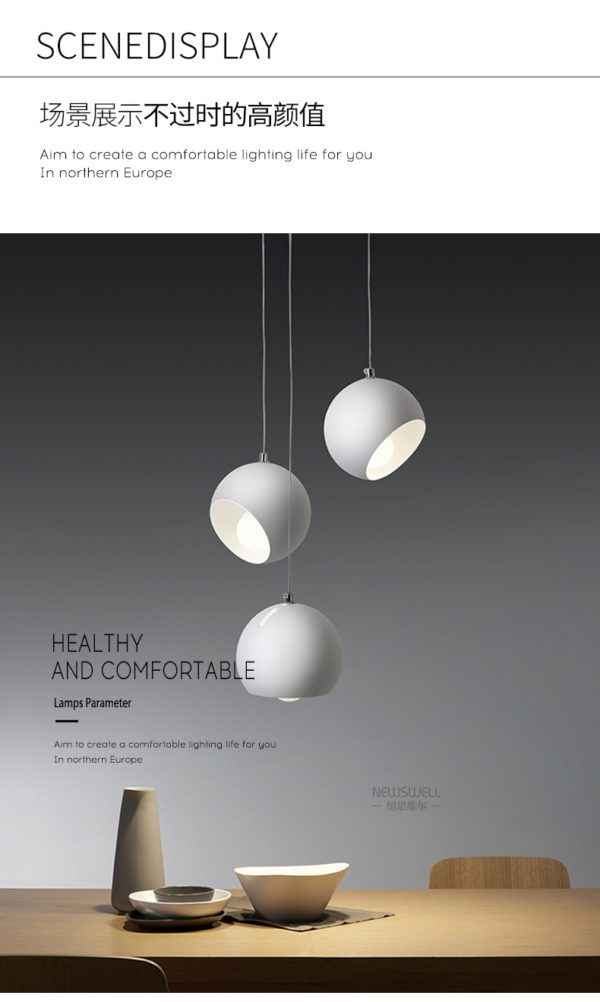 Artistic Ball Hanging Lamp