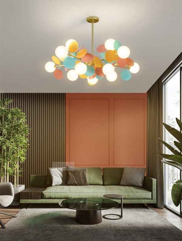Colorful Art Tree Chandelier
