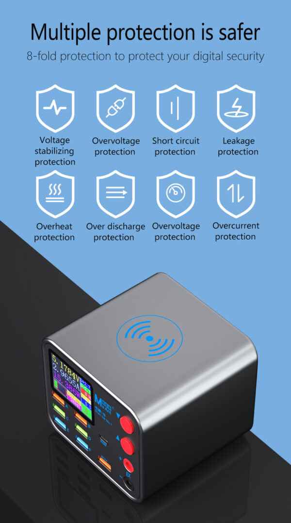 Multifunctional 8Port Fast Charger