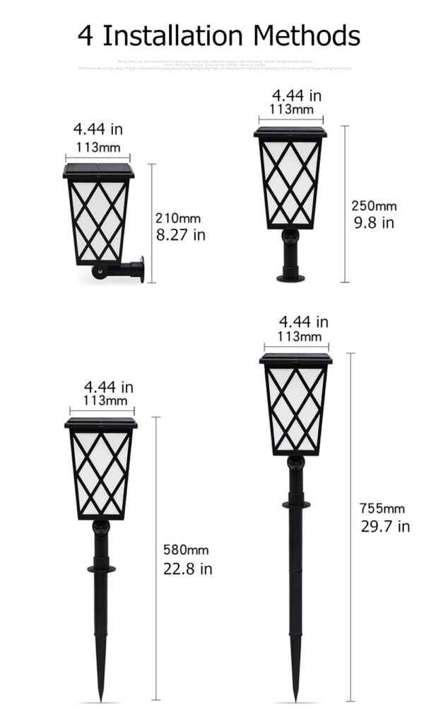 Solar Outdoor Torch Lamp