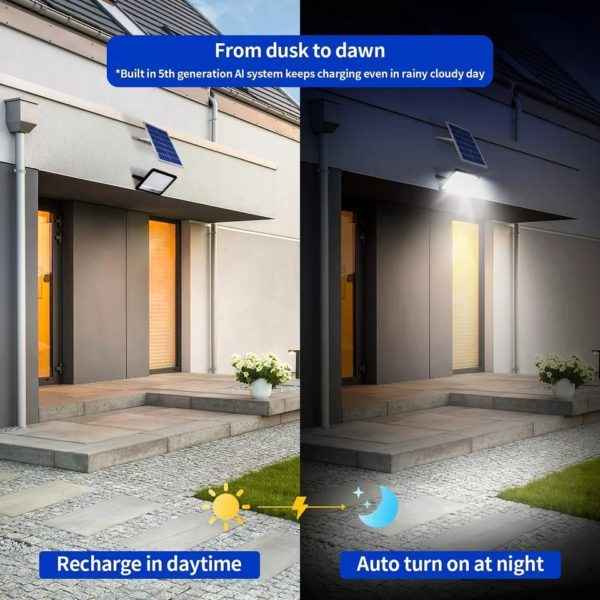 Solar Powered Flood Light