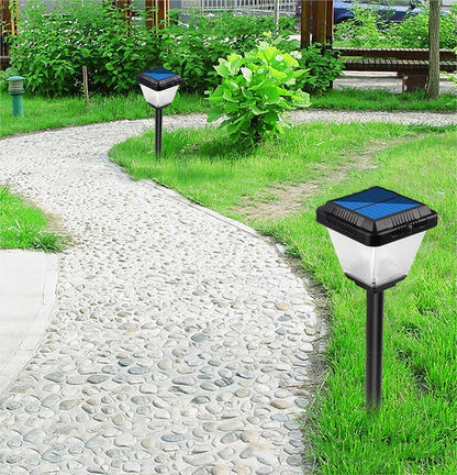 Multicolored Lawn Lamps (Pack of 4)