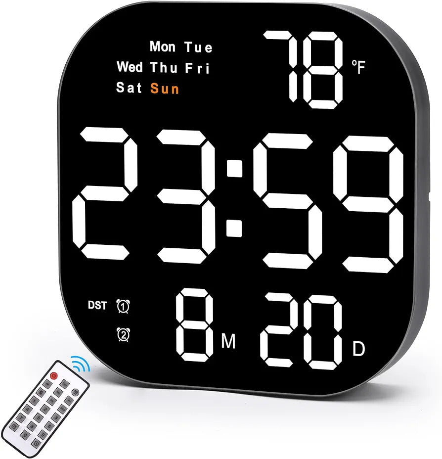 Modern Digital Wall Clock