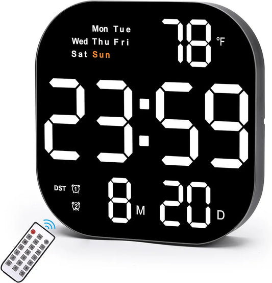 Modern Digital Wall Clock