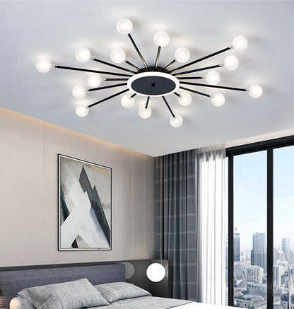Glass Ball Chandelier