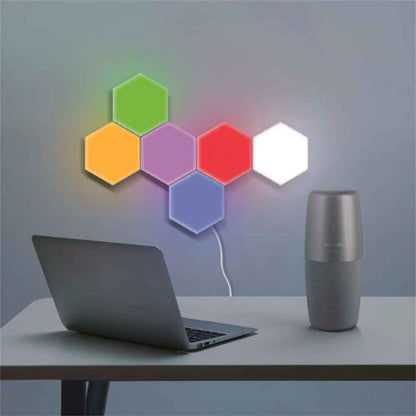 Hexagonal Honeycomb Colorful Wall Light