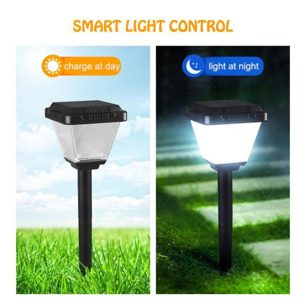 Multicolored Lawn Lamps (Pack of 4)