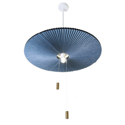 Adjustable Pleated Pendant Light