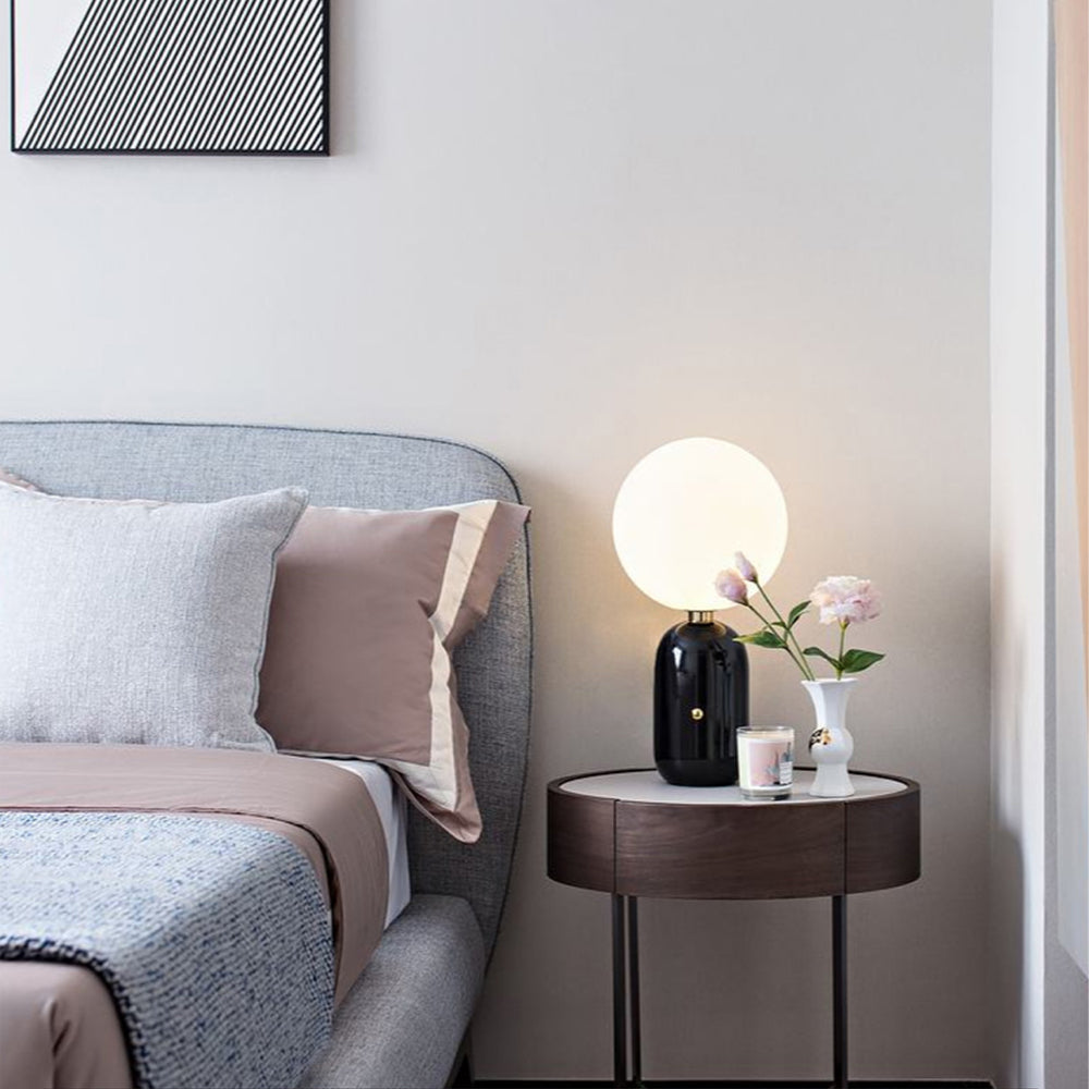 Glass Ball Desk Lamp