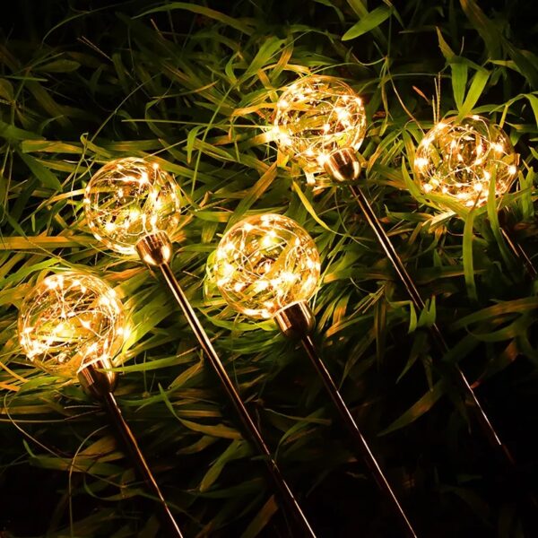 Solar Ball Reed Lamp (2 pcs)