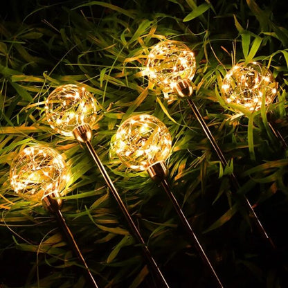 Solar Ball Reed Lamp (2 pcs)