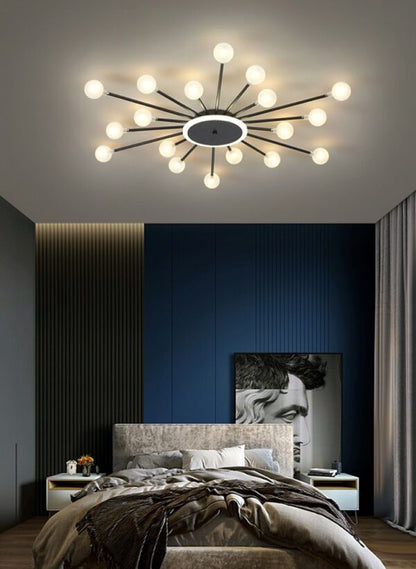 Glass Ball Chandelier