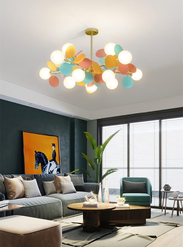 Colorful Art Tree Chandelier