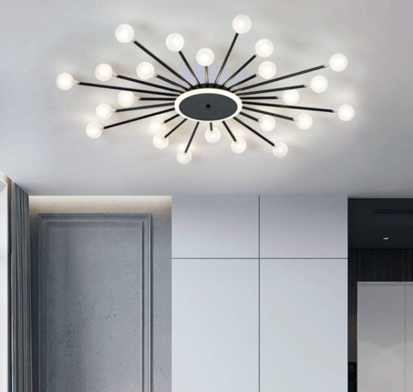 Glass Ball Chandelier
