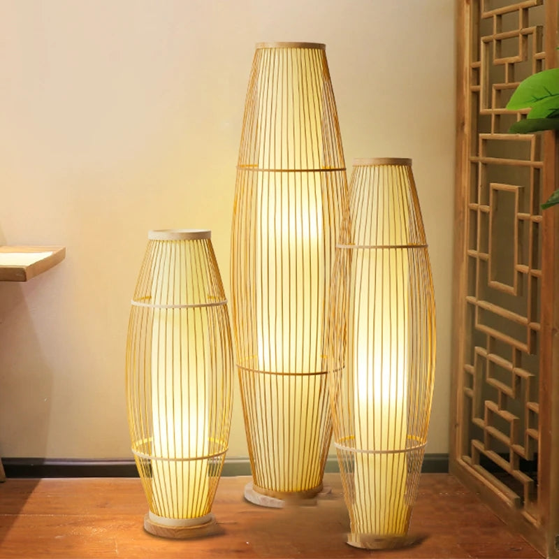 Bamboo Floor Lamp