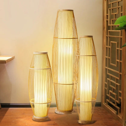 Bamboo Floor Lamp