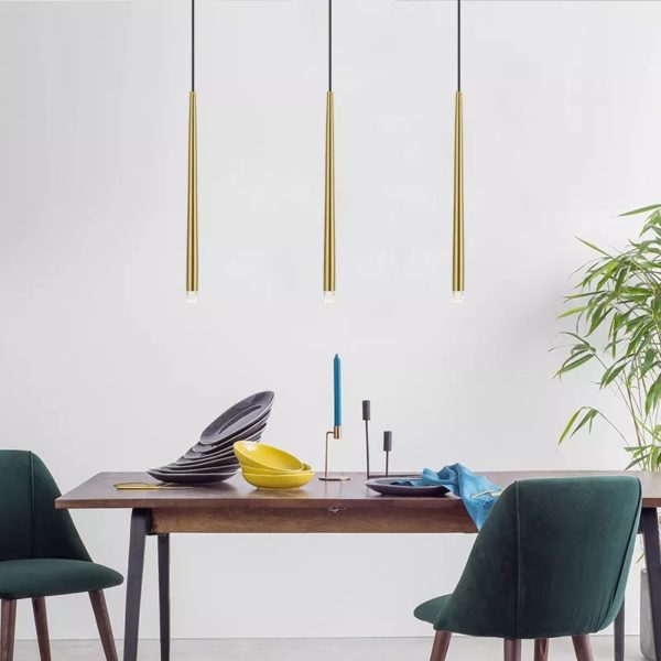 Long Tube Pendant Light