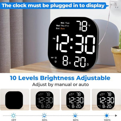 Modern Digital Wall Clock