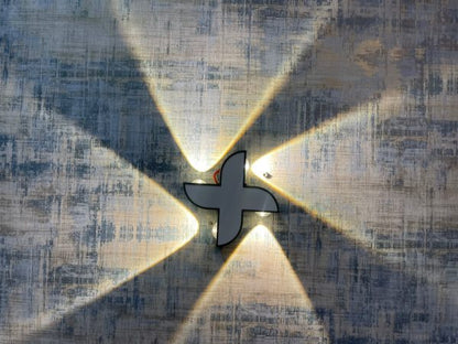 Windmill Shaped Wall Light