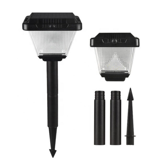 Multicolored Lawn Lamps (Pack of 4)