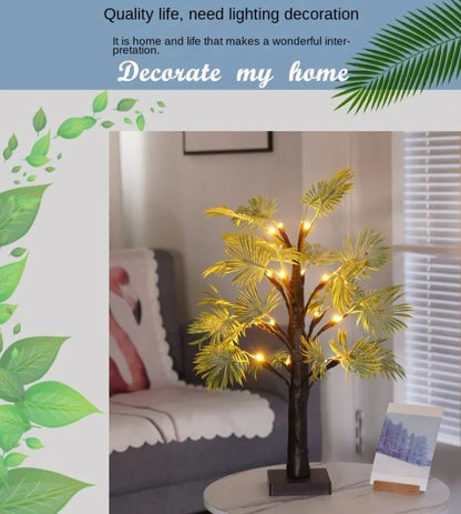 Palm Leaf Table Lamp