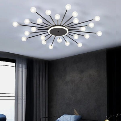 Glass Ball Chandelier