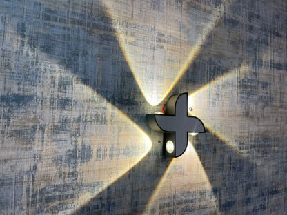 Windmill Shaped Wall Light