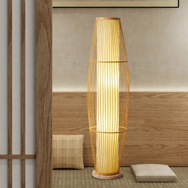Bamboo Floor Lamp