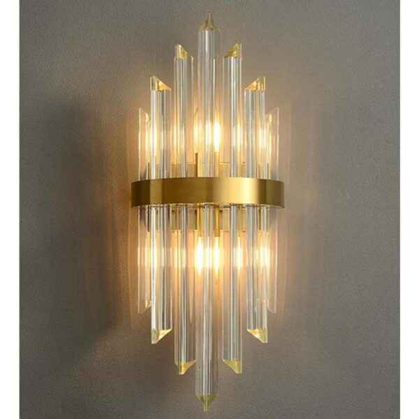 Luxury Gold Crystal Lamp