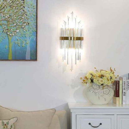 Luxury Gold Crystal Lamp