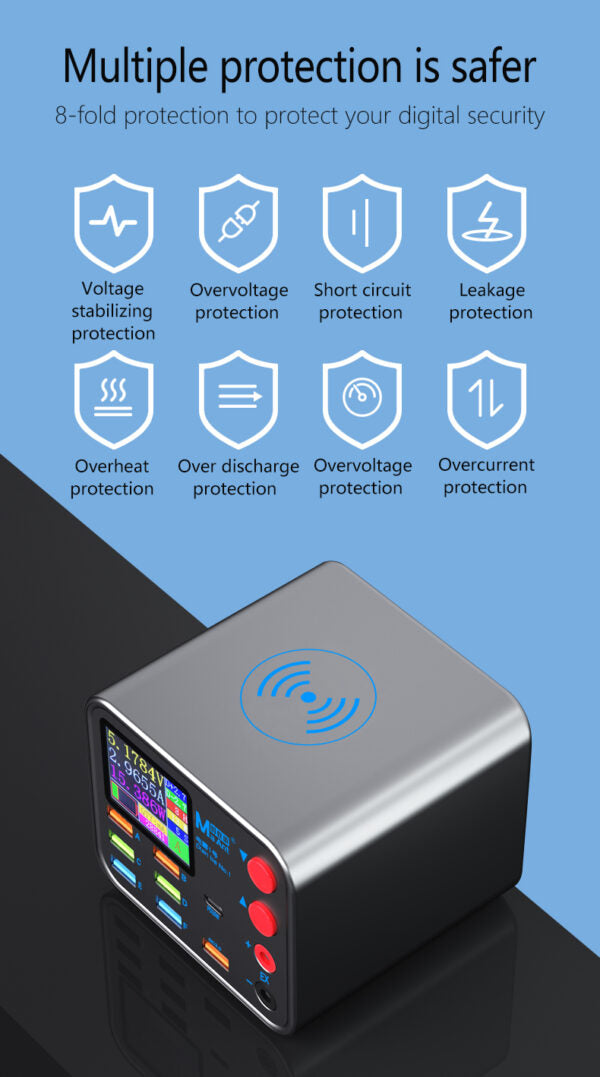 Multifunctional 8Port Fast Charger