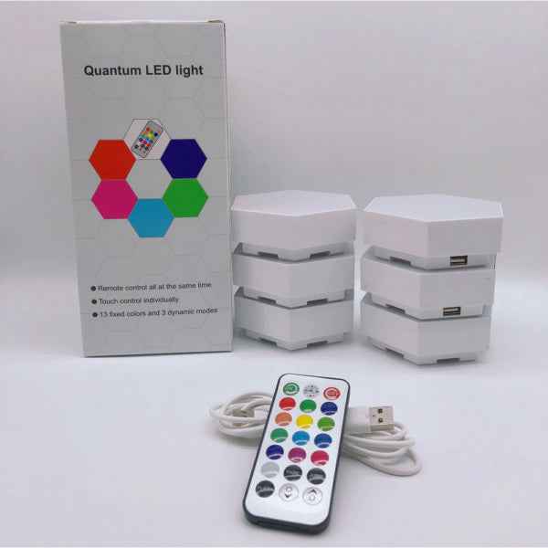 Hexagonal Honeycomb Colorful Wall Light