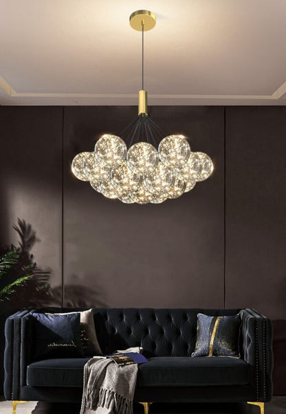 Bubble Glass Chandelier