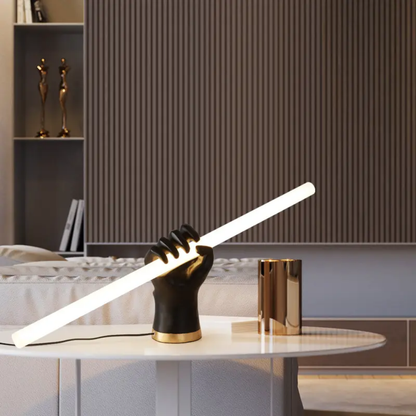 Hand Stick Table Lamp