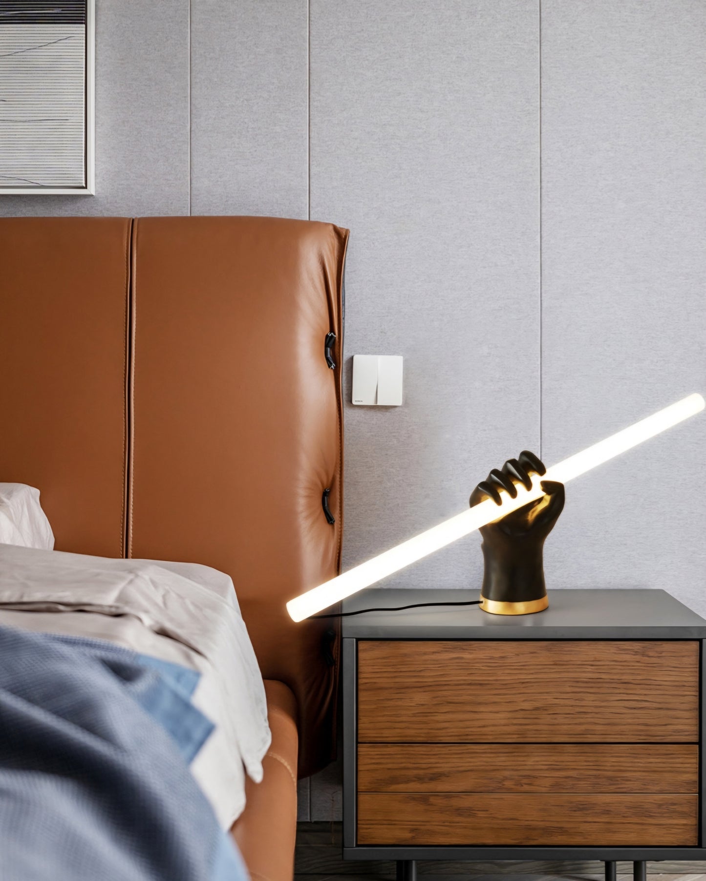 Hand Stick Table Lamp